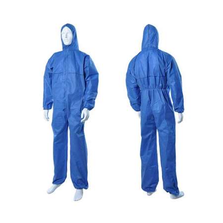 Woven hospital isolation waterproof disposable microporous coverall suit