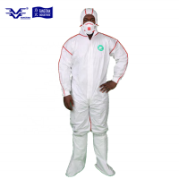 Microporous Coverall with Bound Seams, protective clothing